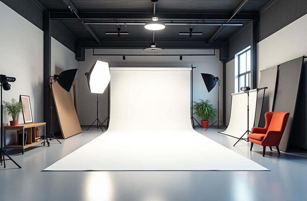 Wide shot of Moment Studio interior