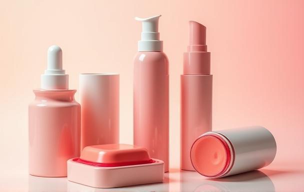 Example of detailed product photography for cosmetic items